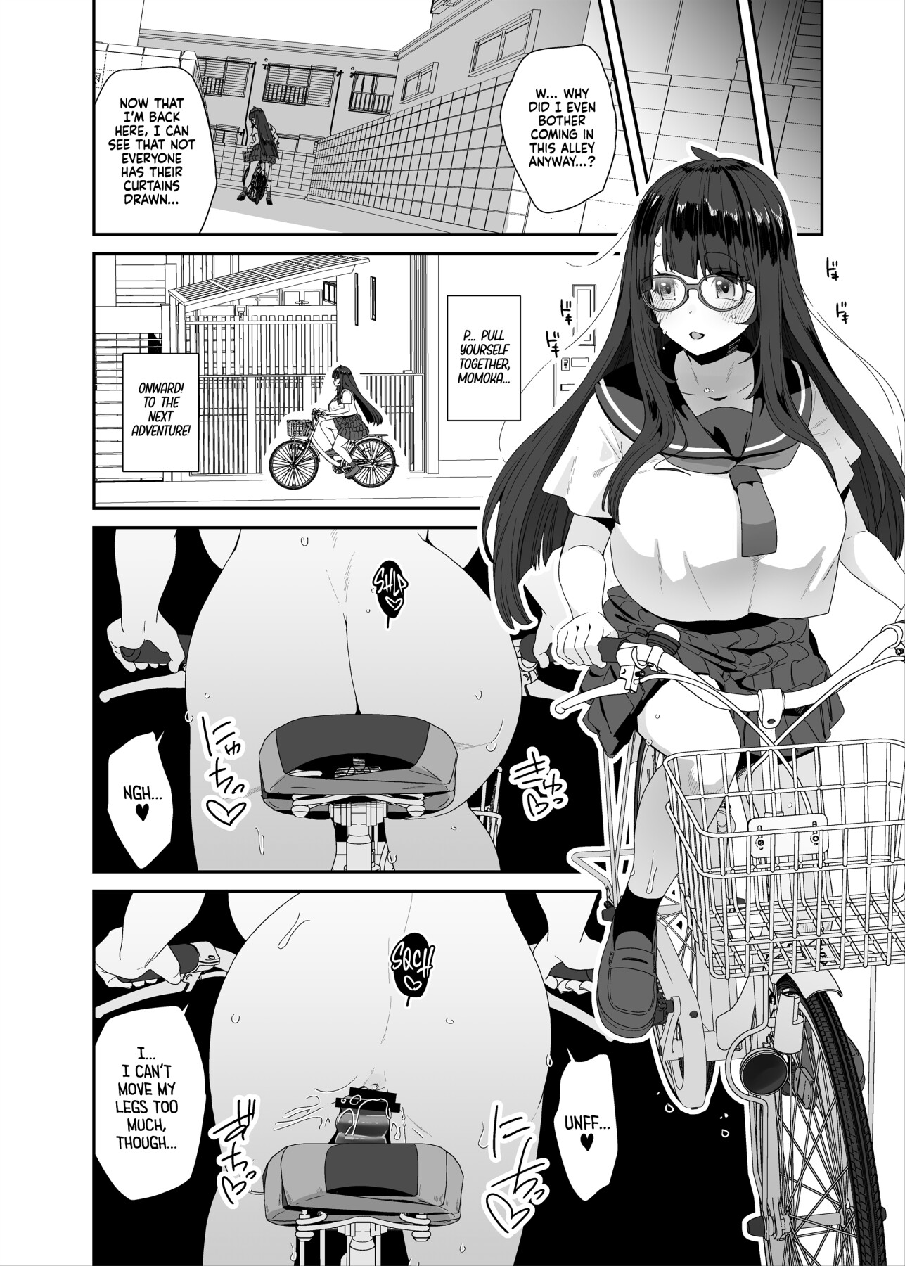 Hentai Manga Comic-The Slutty, Stacked Middle Schooler Who Gets Off on her Bike-Read-20